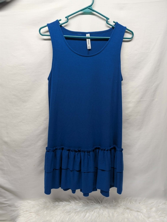 Dresses & Skirts - ✨️Royal Blue Sleeveless Ruffle Hem Dress